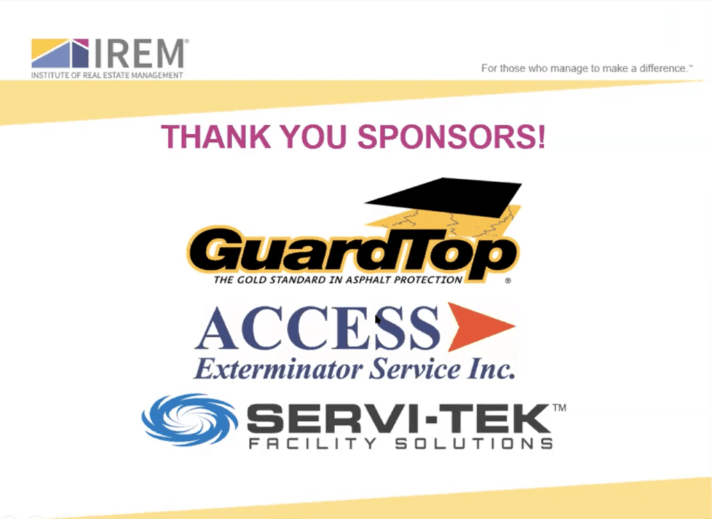 IREM OC’s meeting spotlights the importance of visible janitorial services and how facilities can reopen safely IREM OC’s meeting spotlights the importance of visible janitorial services and how facilities can reopen safely