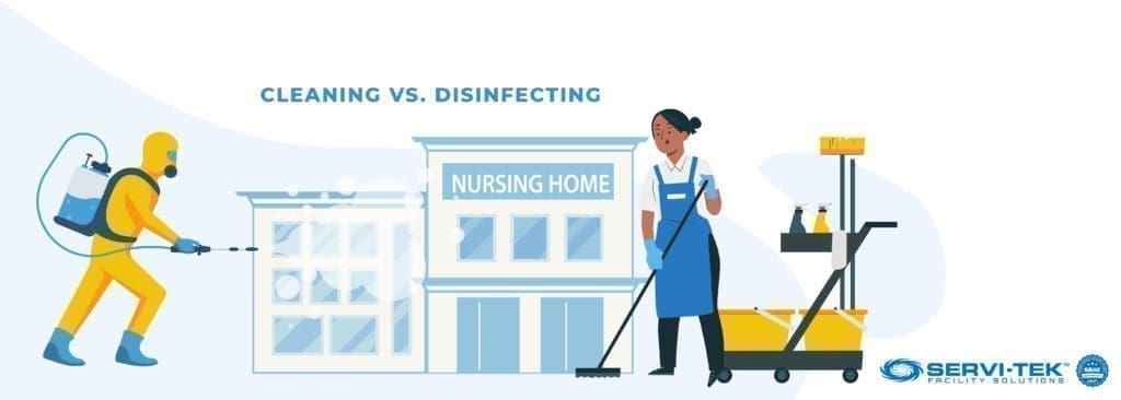 Know the Difference Between Cleaning VS. Disinfecting Know the Difference Between Cleaning VS. Disinfecting