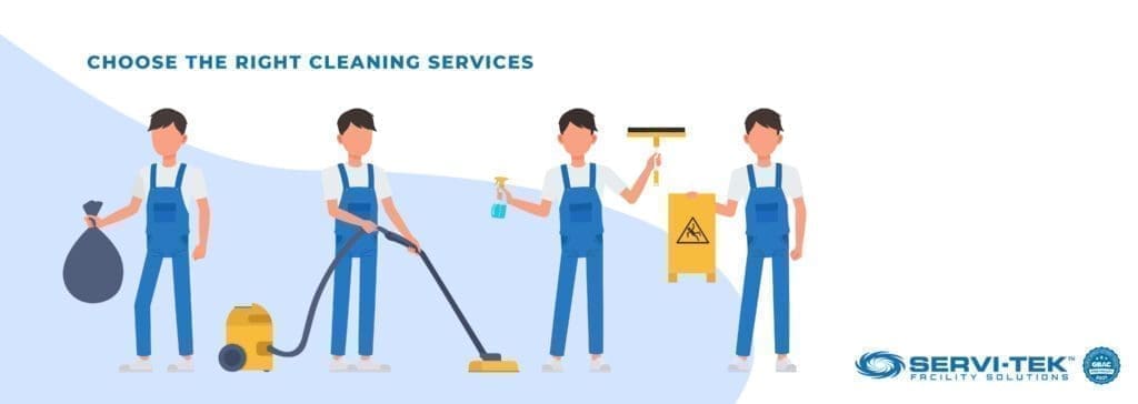 Types of cleaning services provided by an outsourced cleaning company? Types of cleaning services provided by an outsourced cleaning company?